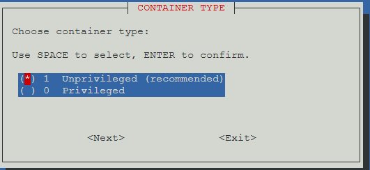 Unprivileged container