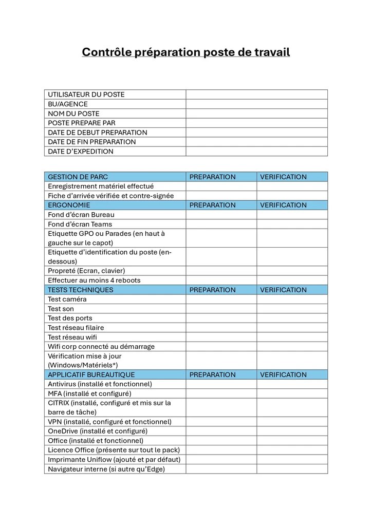 Fiche de contrôle page 1
