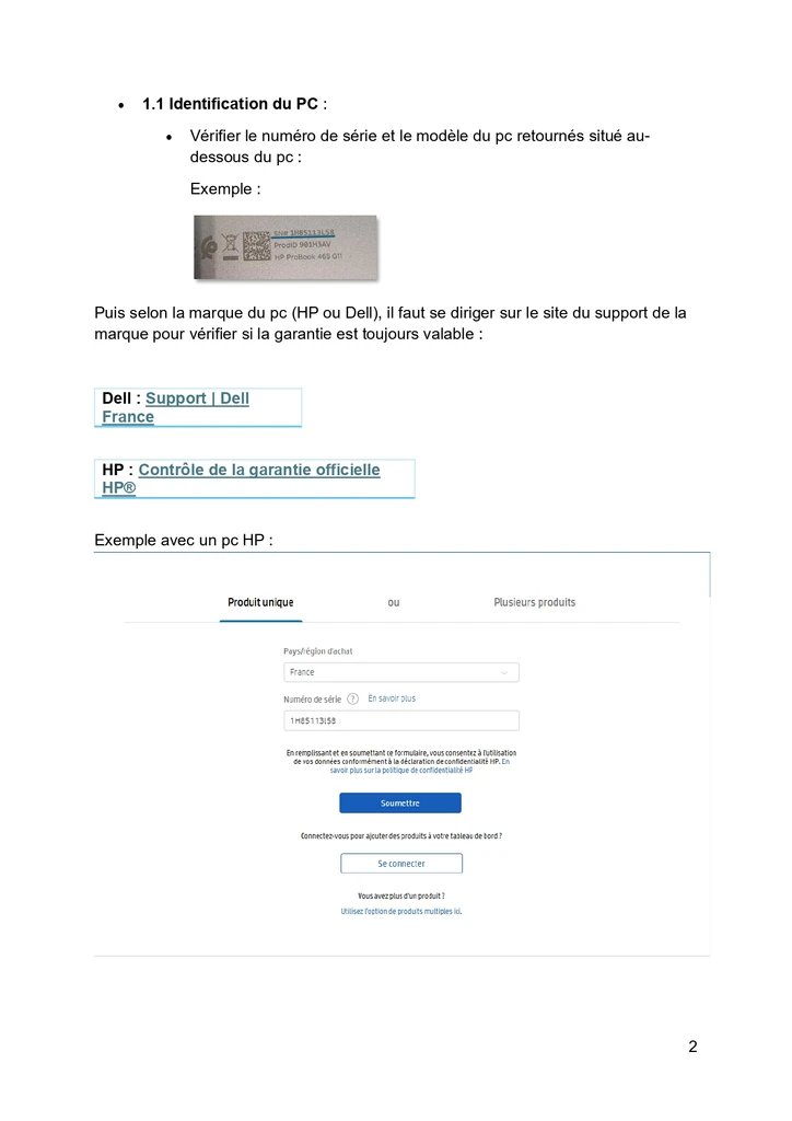 Procédure retour PC — p.2